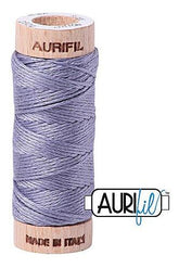 Aurifil Mako Cotton 6-Strand Floss 16 m 18 yd. spool - 2524 Grey Violet